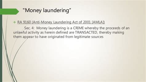 what is money laundering in tagalog|Anti Money Laundering Act in the Philippines (5 Tips to Comply).